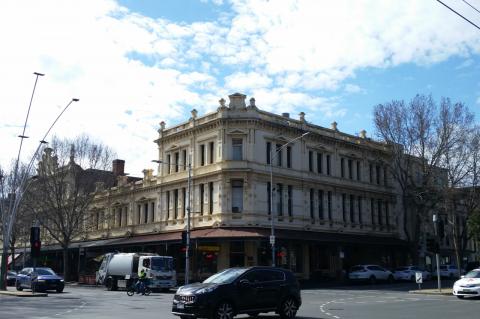 North-eastern corner of Lygon and Queensberry Streets, Carlton